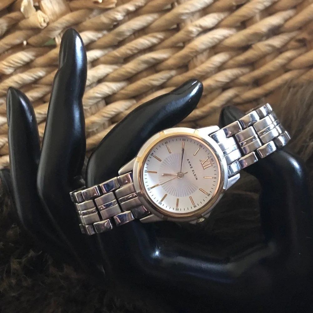 Ladies Anne Klein AK1221 silver bracelet watch